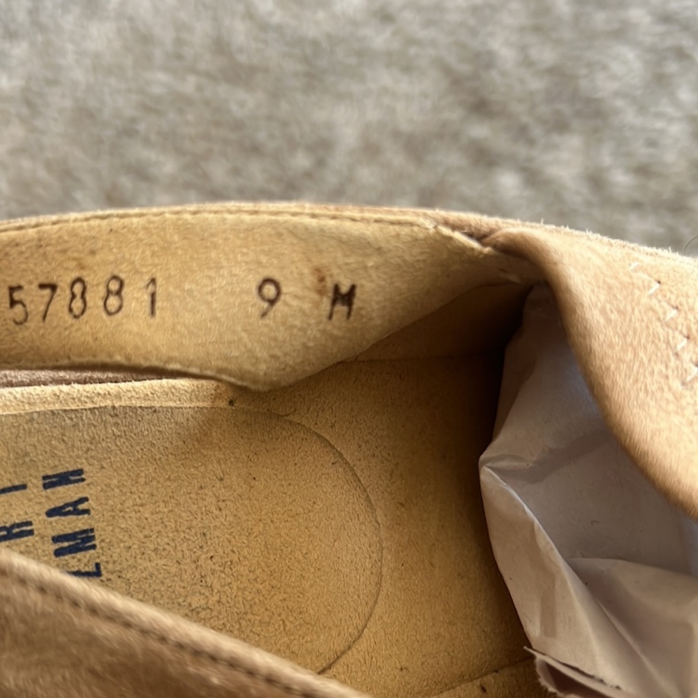 STUART WEITZMAN
Suede Wedge Sandals Size 9 - Picture 10 of 15